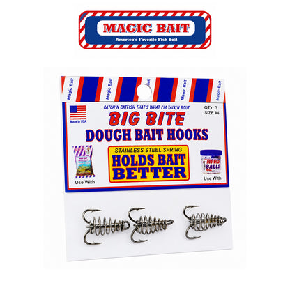 Magic Bait Trbl Spring Size #4 Metallic Treble Spring Hook