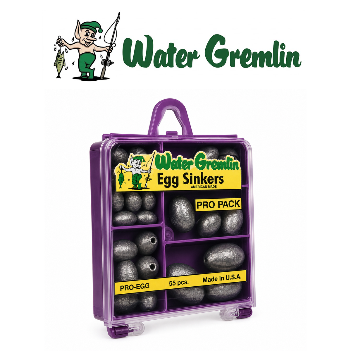 Water Gremlin PRO-EG Egg Sinker Pro – Premium Fishing Weight