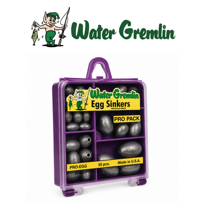 Water Gremlin PRO-EG Egg Sinker Pro – Premium Fishing Weight