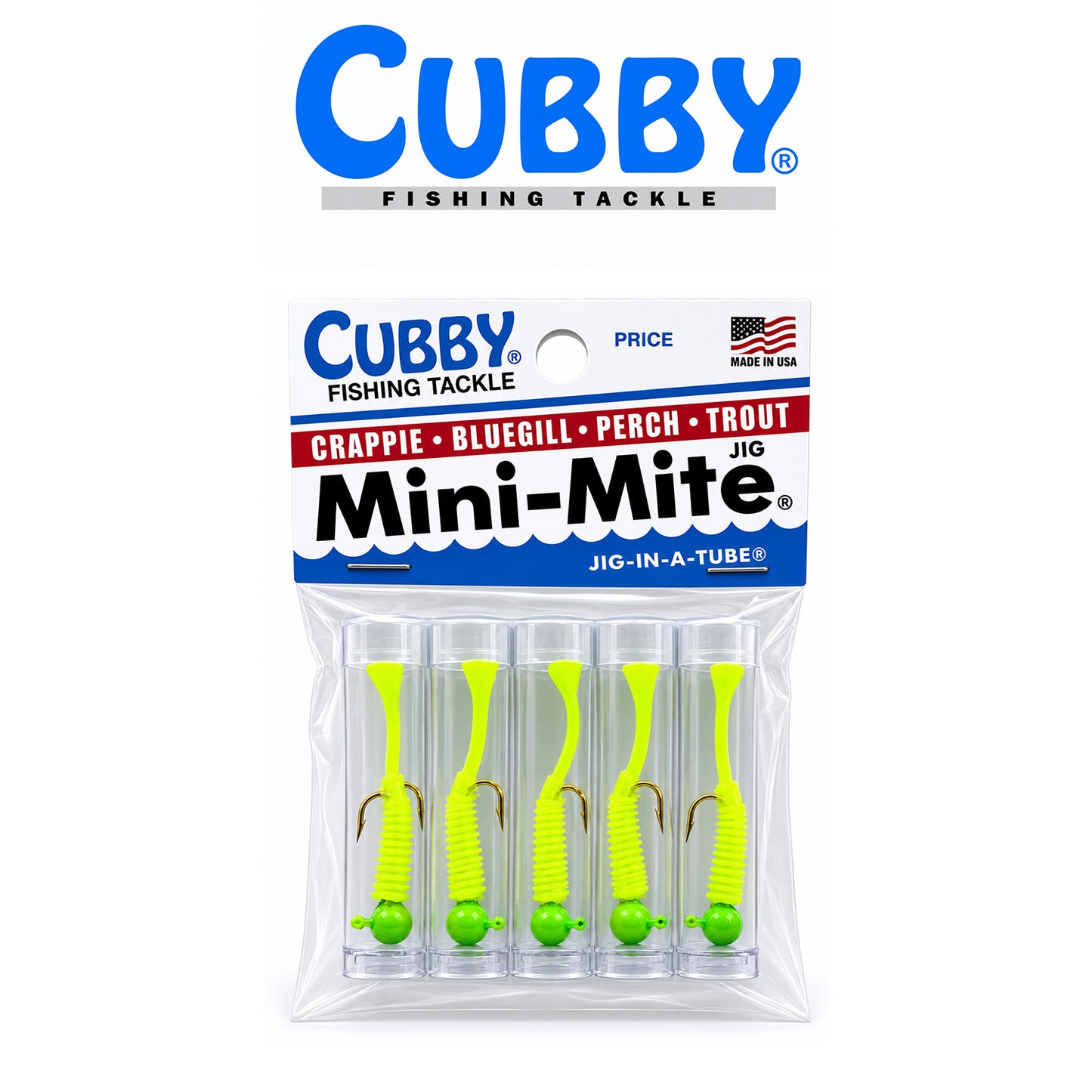 Cubby Mini-Mite Jig in a Tube 5pk 1/32 oz