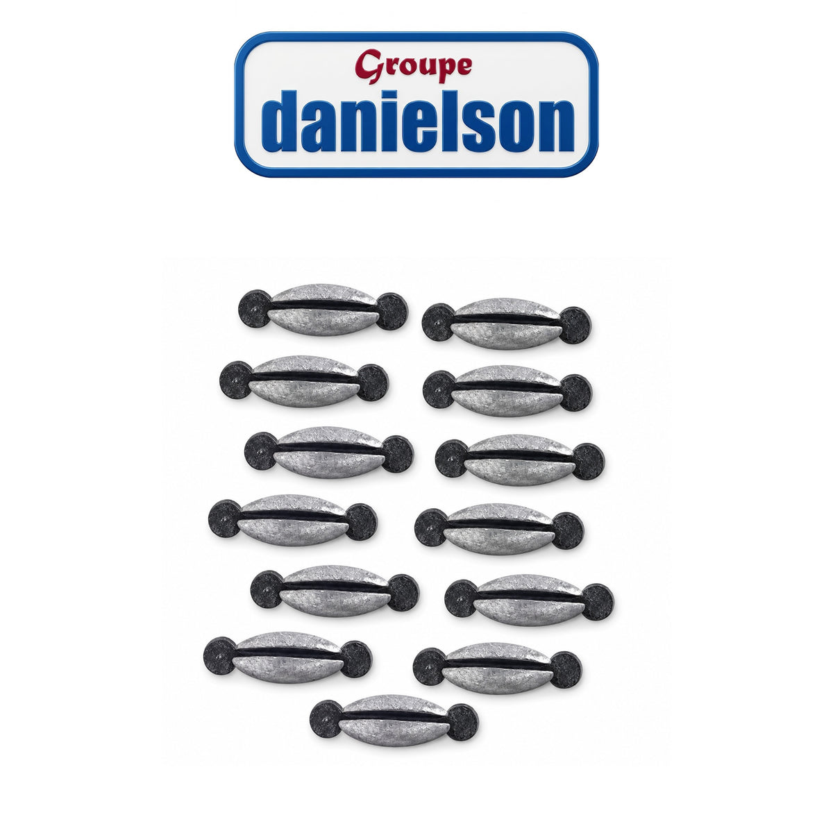 Danielson Twist Lock Fishing Sinkers 12 pack