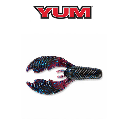 YUM Craw Chunk 2.75" Soft Plastic Craw Bait – Blue Fleck