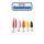 Danielson DN Demon Spoon 5-Piece Premium Fishing Lure Assortment