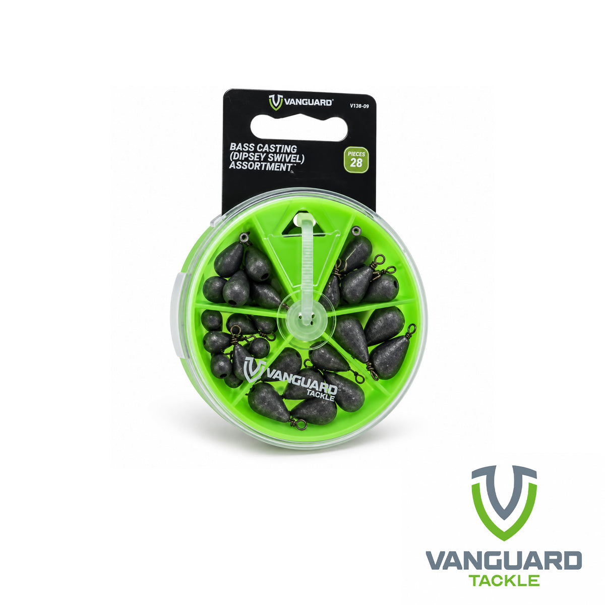 Vanguard V150-FP Premium Bass Casting Lead Weight & Sinker Assortment