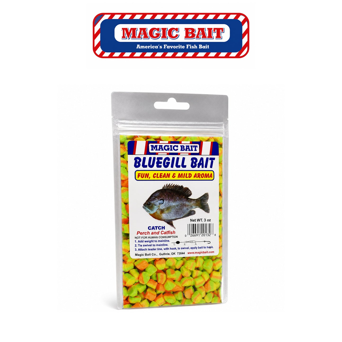 Magic Bait Bluegill Panfish Prepared Fishing Bait