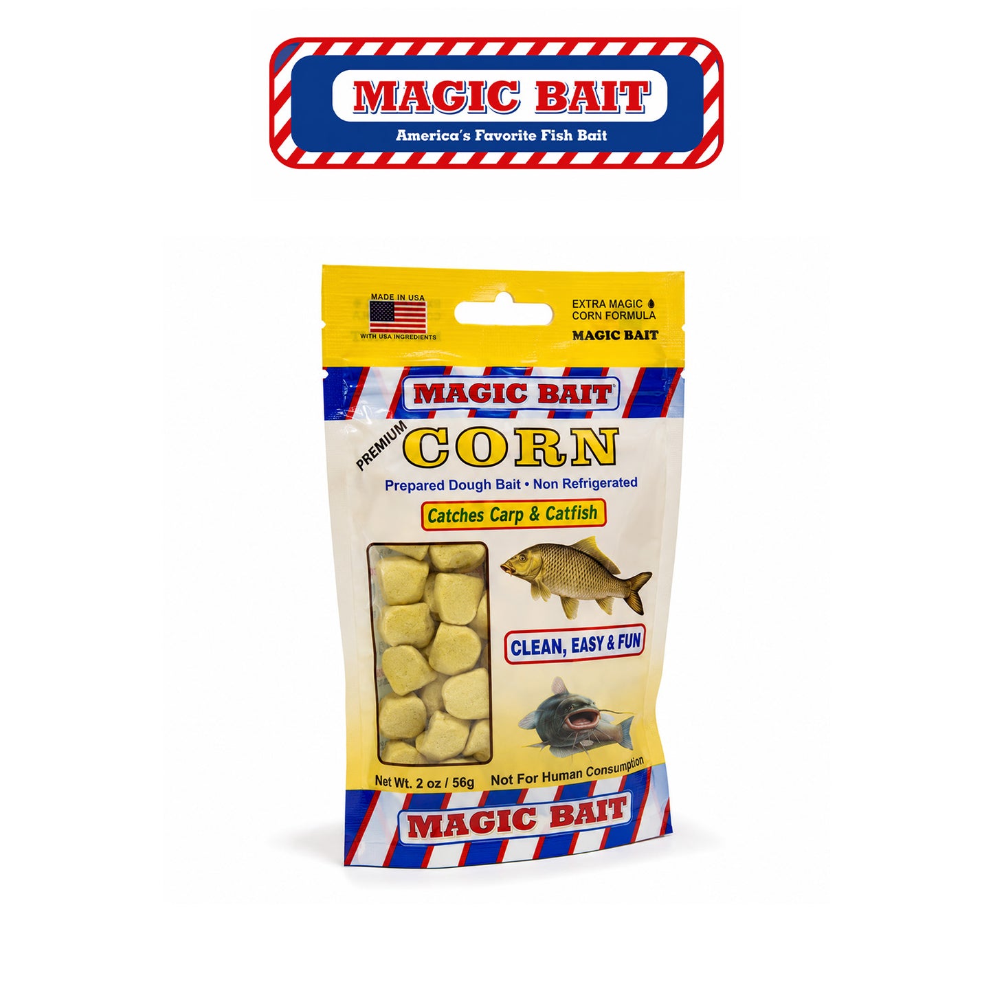 Magic Bait Premo Carp and Catfish Bait – Peppered Corn
