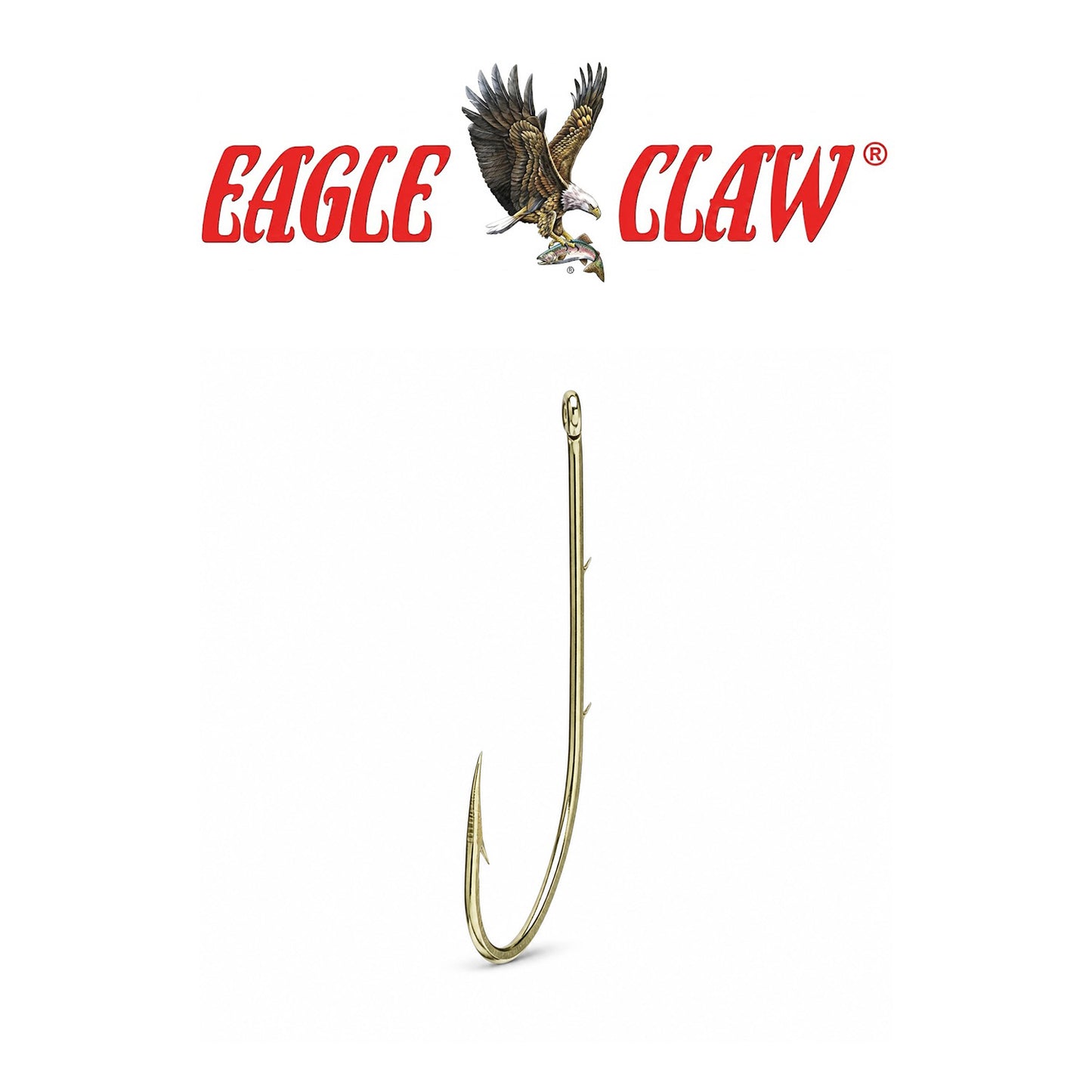 Eagle Claw 186AH Baitholder Offset Fishing Hooks – 5 Pack