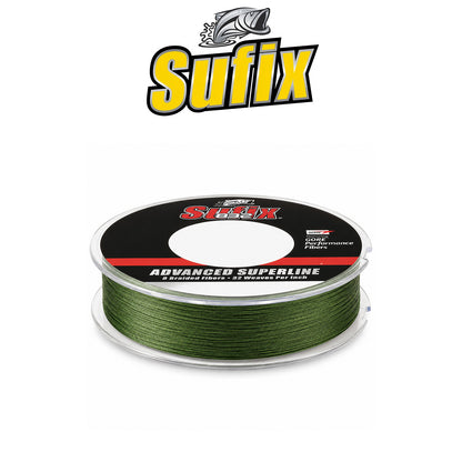 Sufix 832 Advanced Superline Braid Fishing Line Low-Vis Green