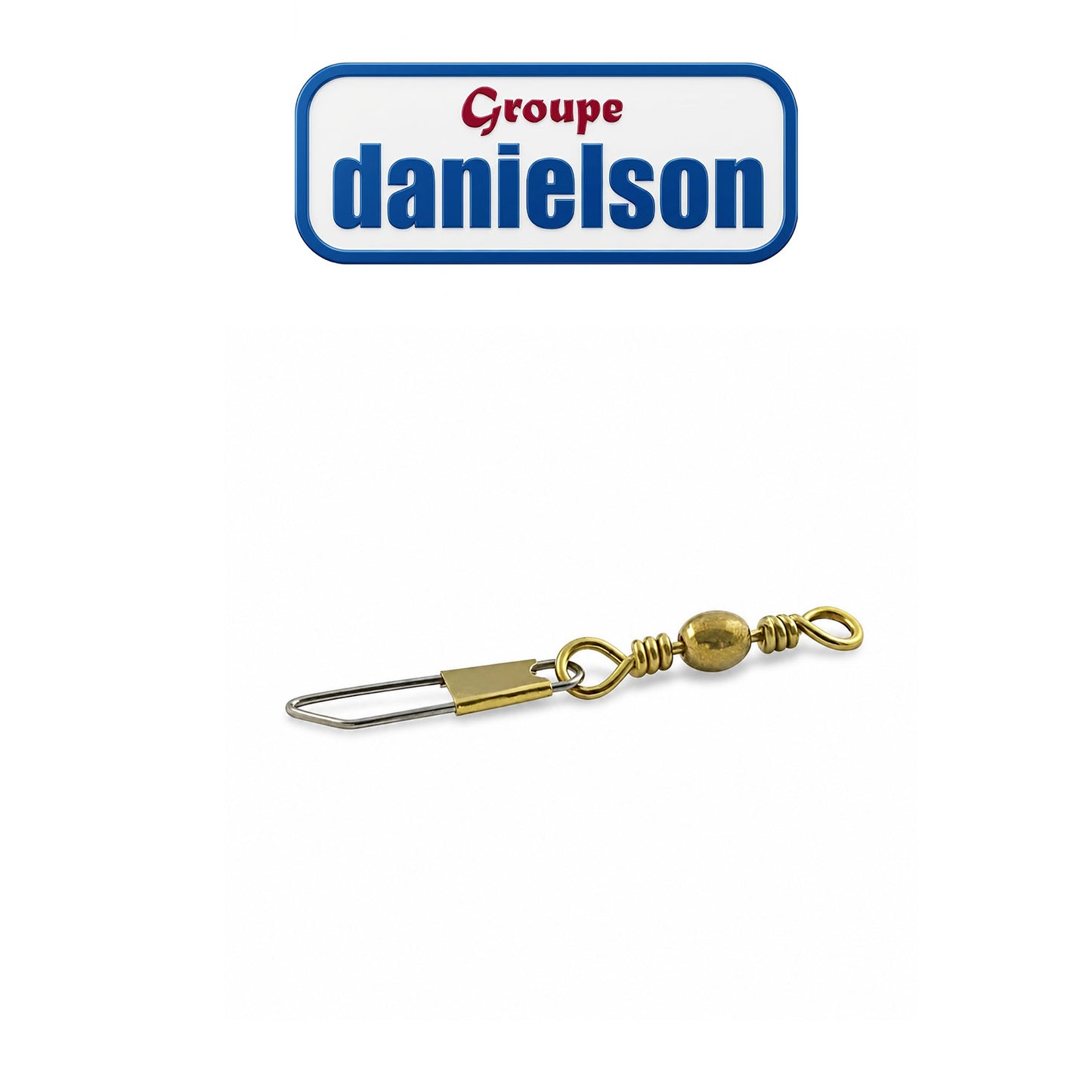 Barrel Swivel with Safety Snap Fishing Connector