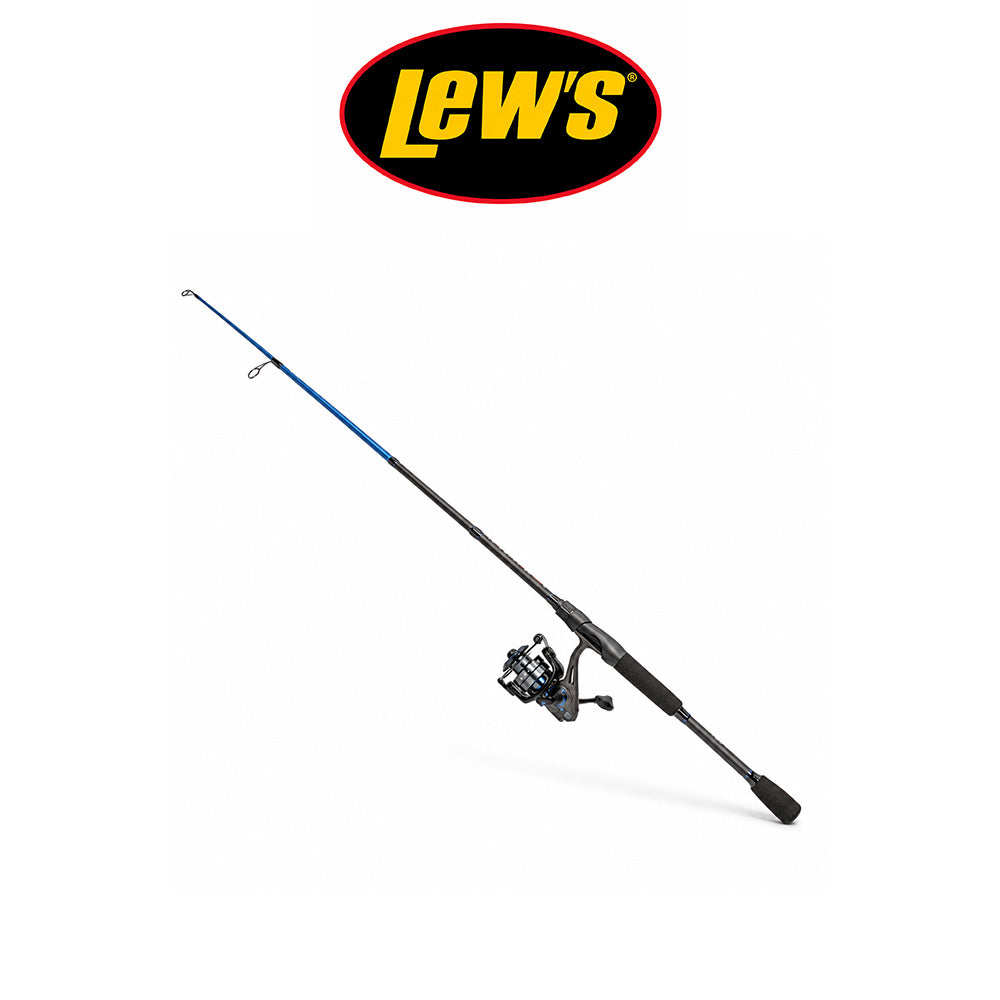 Lew’s American Hero Medium/Fast Spinning Combo 2-Piece Graphite Rod, 6’ - 7’, Reel Sizes 20/30/40, Ambidextrous