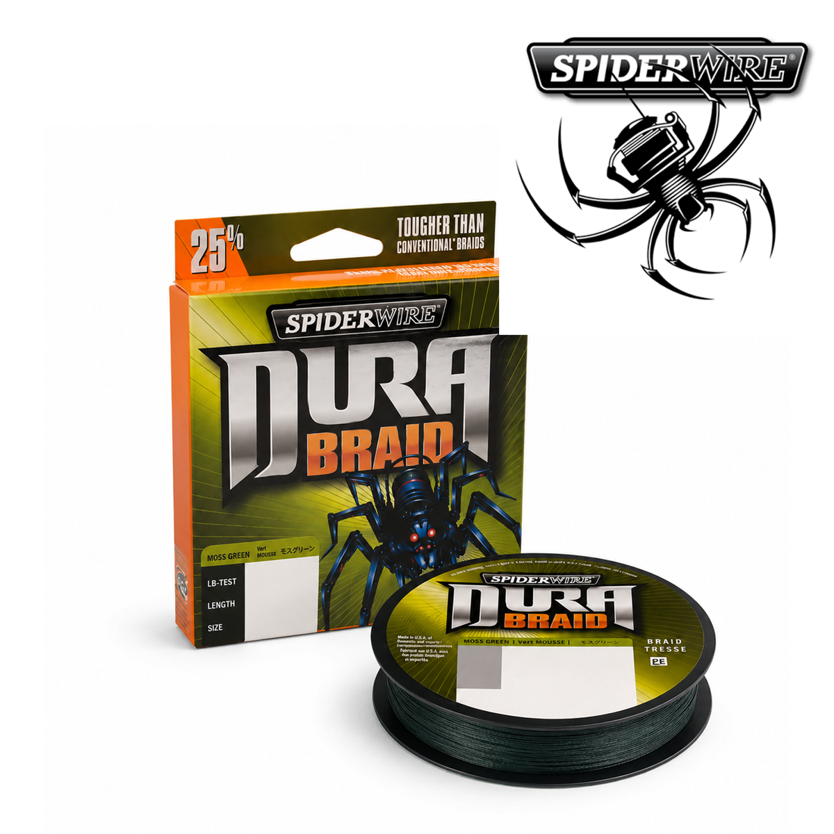 SpiderWire DuraBraid 150yd Braided Fishing Line