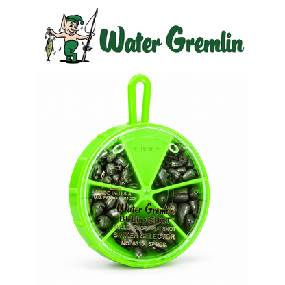 Water Gremlin 10BS Bull-Shot™ Fishing Sinkers – Precision Weights for Finesse Fishing