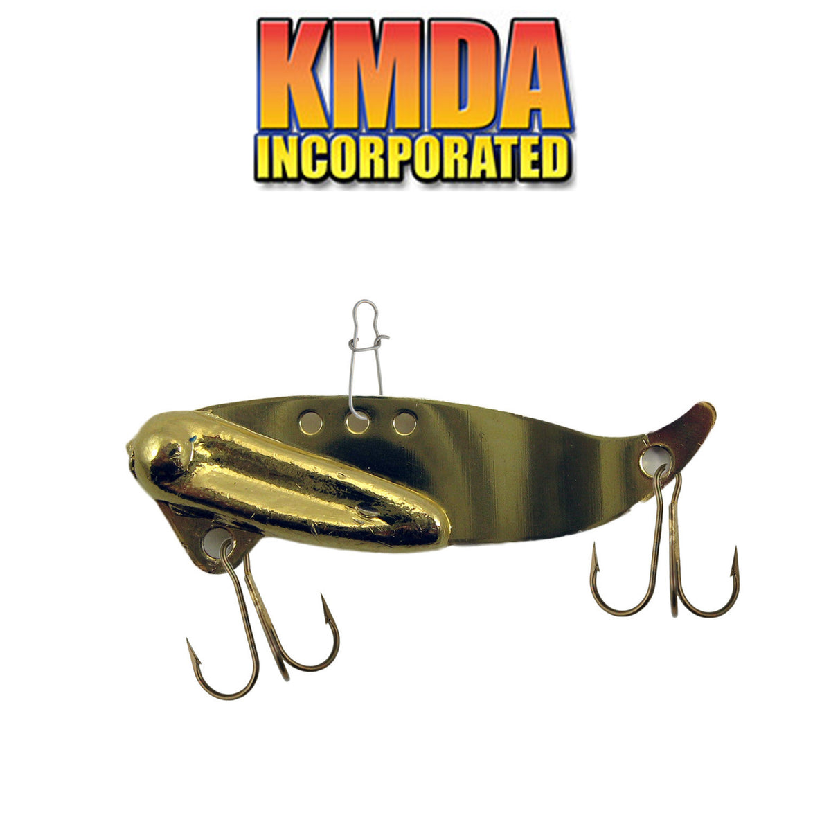 KMDA VibE Blade Bait 1/4 oz. Premium Metal Fishing Lure for Casting, Jigging & Trolling