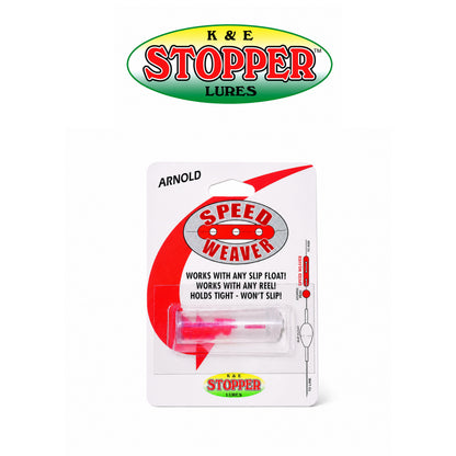 K&E Speed Weaver Red Bobber Stop 5-Pack