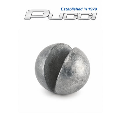 Pucci Round Split Shot Sinkers 40pc – Round Pinch-On Fishing Weights