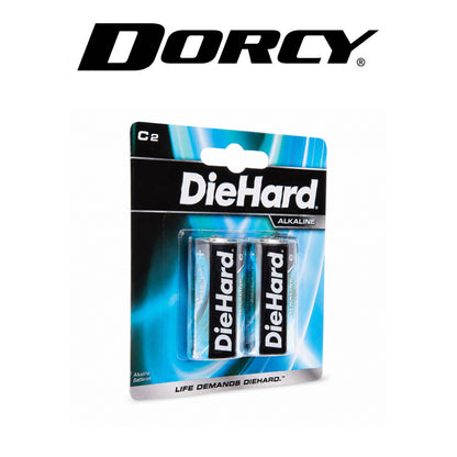 Dorcy DieHard C Alkaline Batteries – 2-Pack Carded