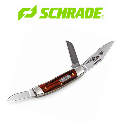 Schrade Imperial Stockman Folding Pocket Knife – Classic 3-Blade Everyday Carry Knife