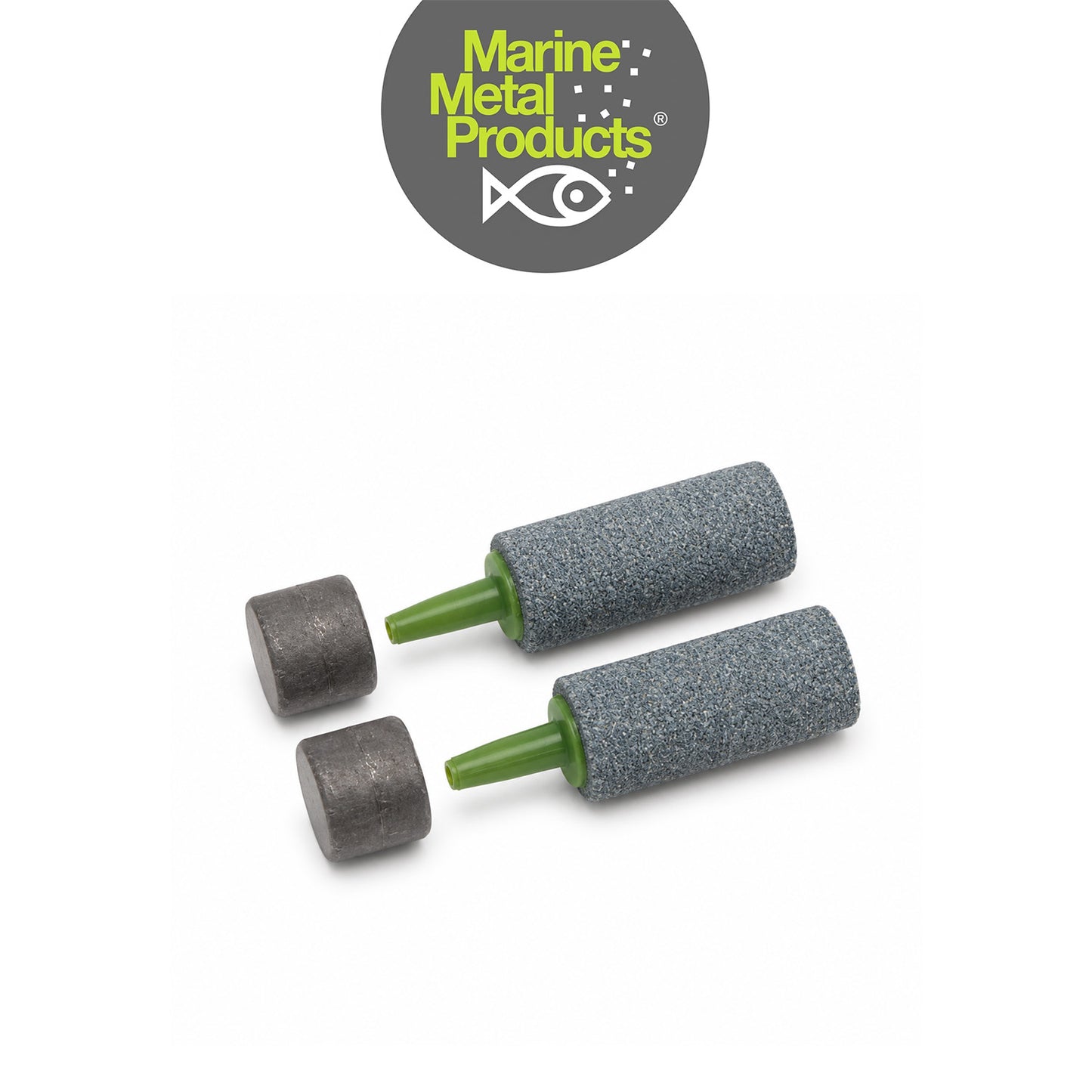 Marine Metal Weighted Air Stones for Bait Buckets, Live Wells &  Aquariums – Pair