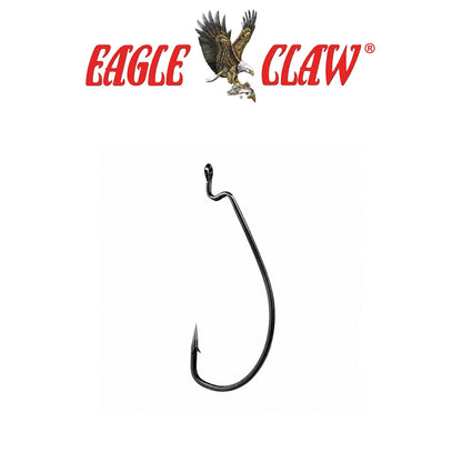 Eagle Claw TROKAR EWG Worm Hook – Platinum Black