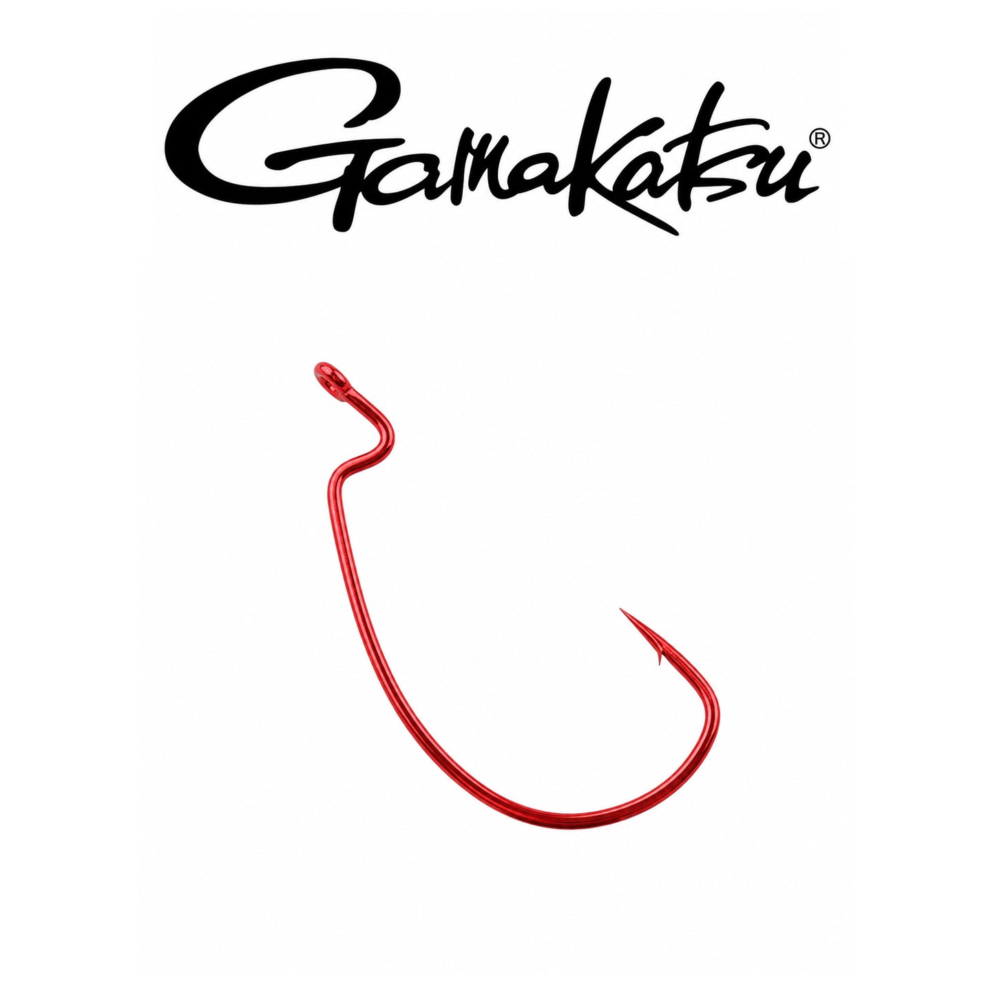 Gamakatsu Offset EWG Red Extra Wide Gap Fishing Hook