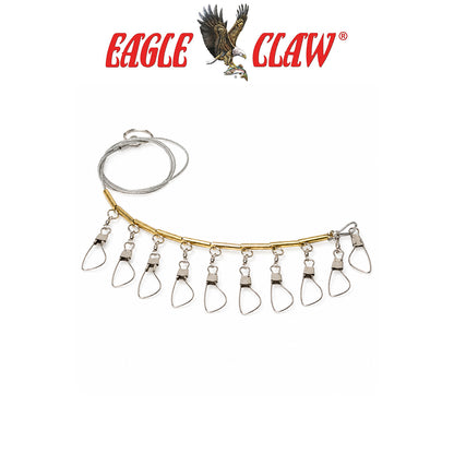 Eagle Claw 70" Heavy Duty Cable Fish Stringer Peg Board Display