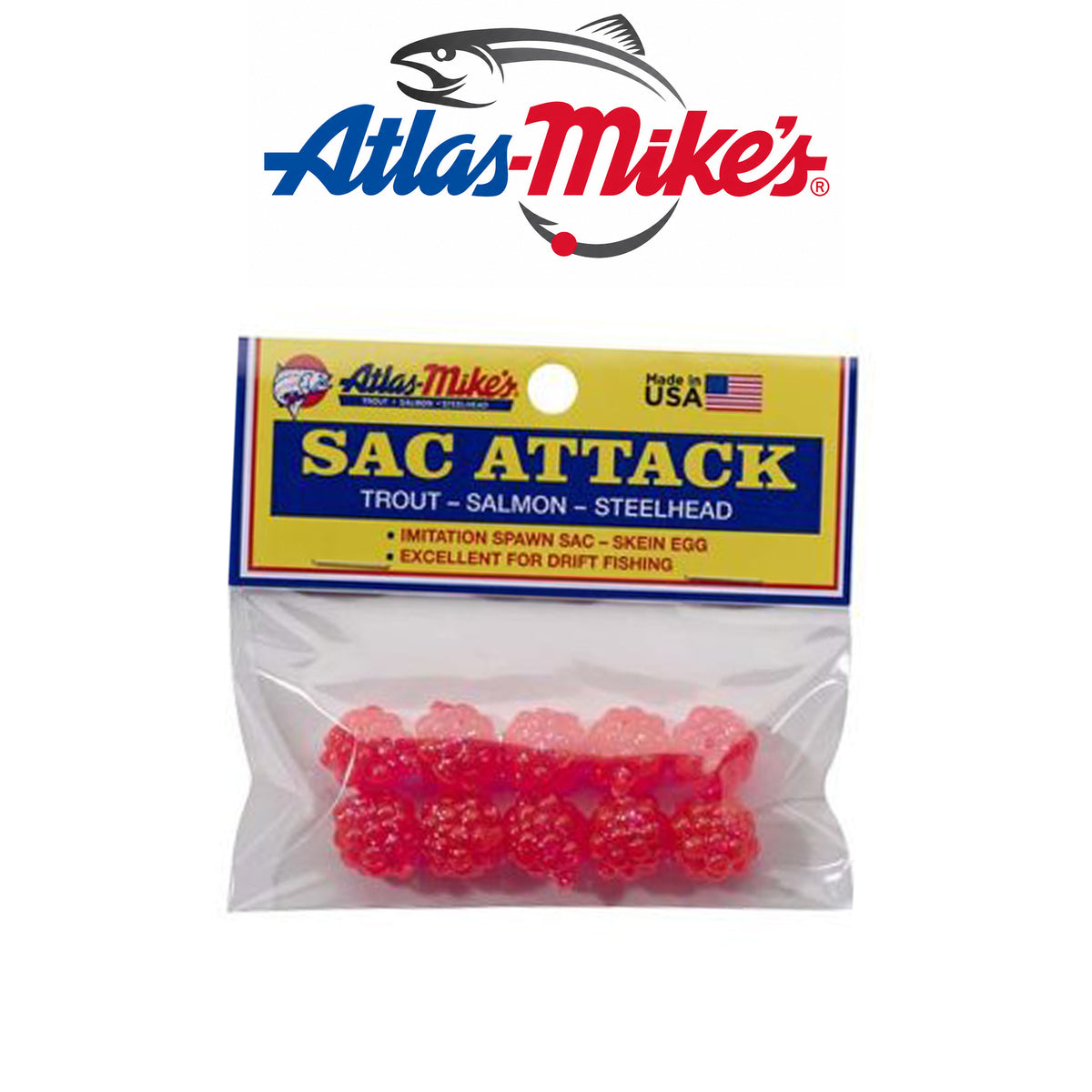 Atlas Mike’s Sac Attack Bait – 10 Per Bag