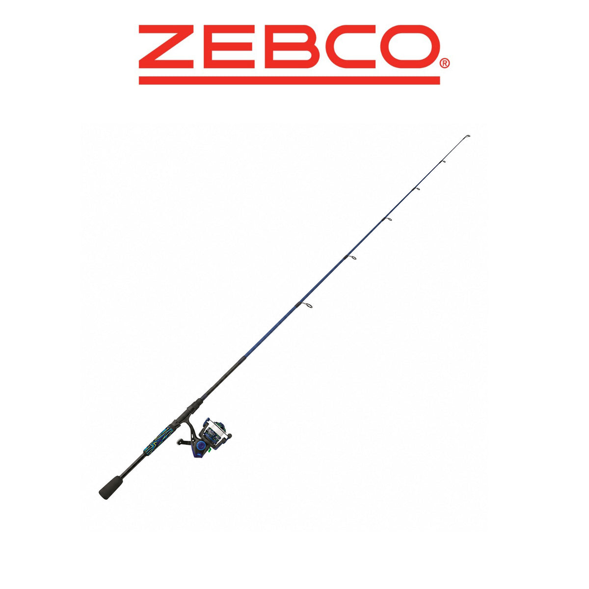 Zebco Roam 20 6'0" Medium-Light Spinning Combo – Energy Green/Blue