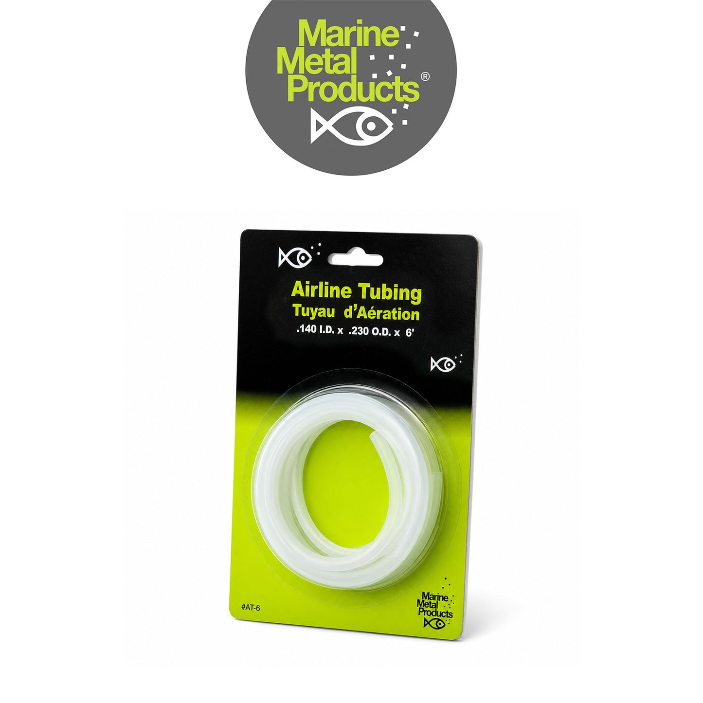 Marine Metal 6 ft Silicone Airline Tube for Aerators & Live Bait Systems