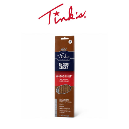 Tink’s Deer Smokin’ Rut Doe Sticks for Hunting & Deer Attraction