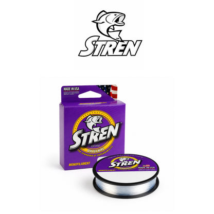 Stren Clear/Blue Fluorescent Monofilament Fishing Line 330yd