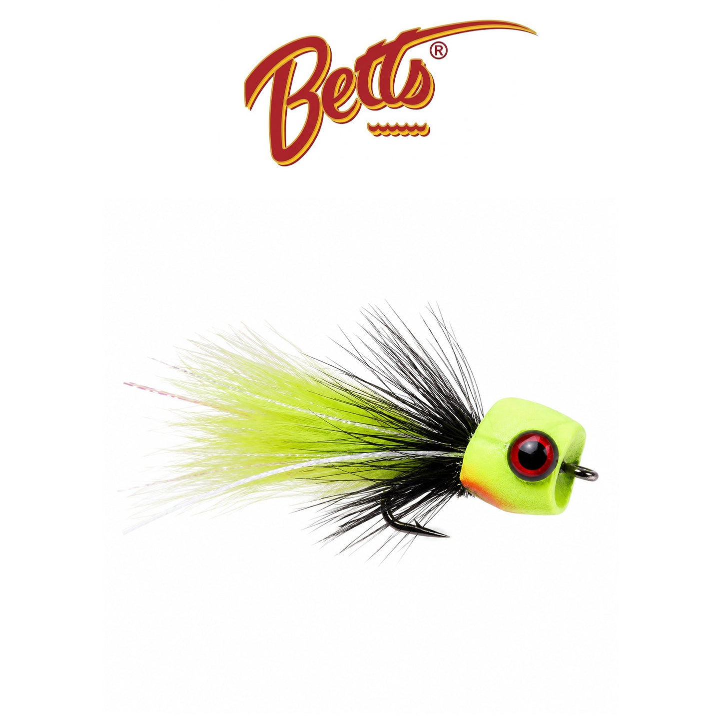 Betts Fat Gnat Size 12 Chartreuse Fishing Fly