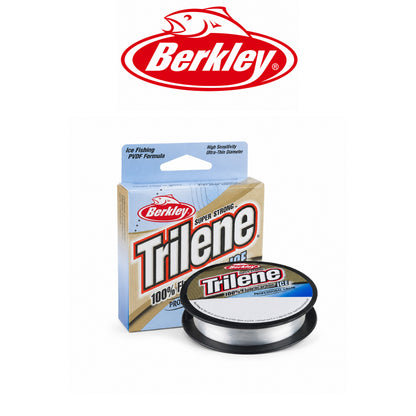 Berkley Trilene 100% Fluorocarbon Ice Fishing Line Clear Pony Spool