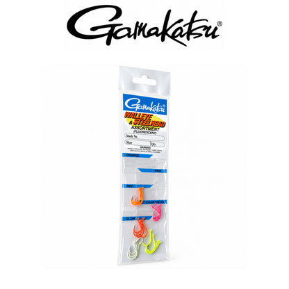 Gamakatsu Walleye Fluorescent Hooks – Assorted Colors