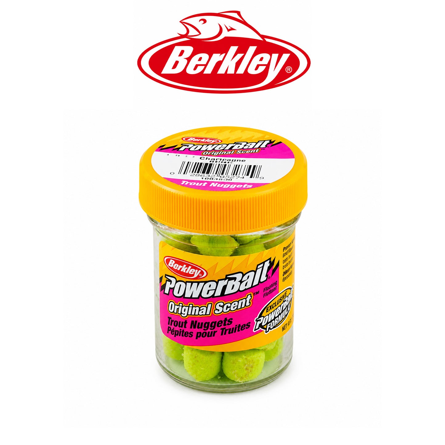 Berkley PowerBait® Power Nuggets® Chartreuse Trout Fishing Bait