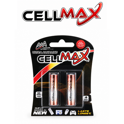 CellMax AAA Alkaline Batteries 2-Pack Carded