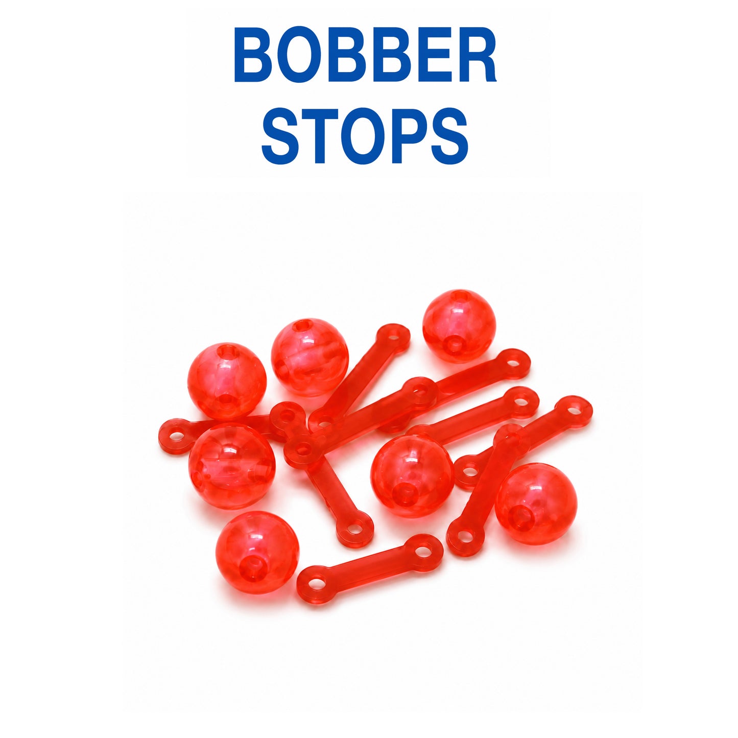 Bobber Stopper & Beads  – Durable Plastic & Rubber Fishing Stops