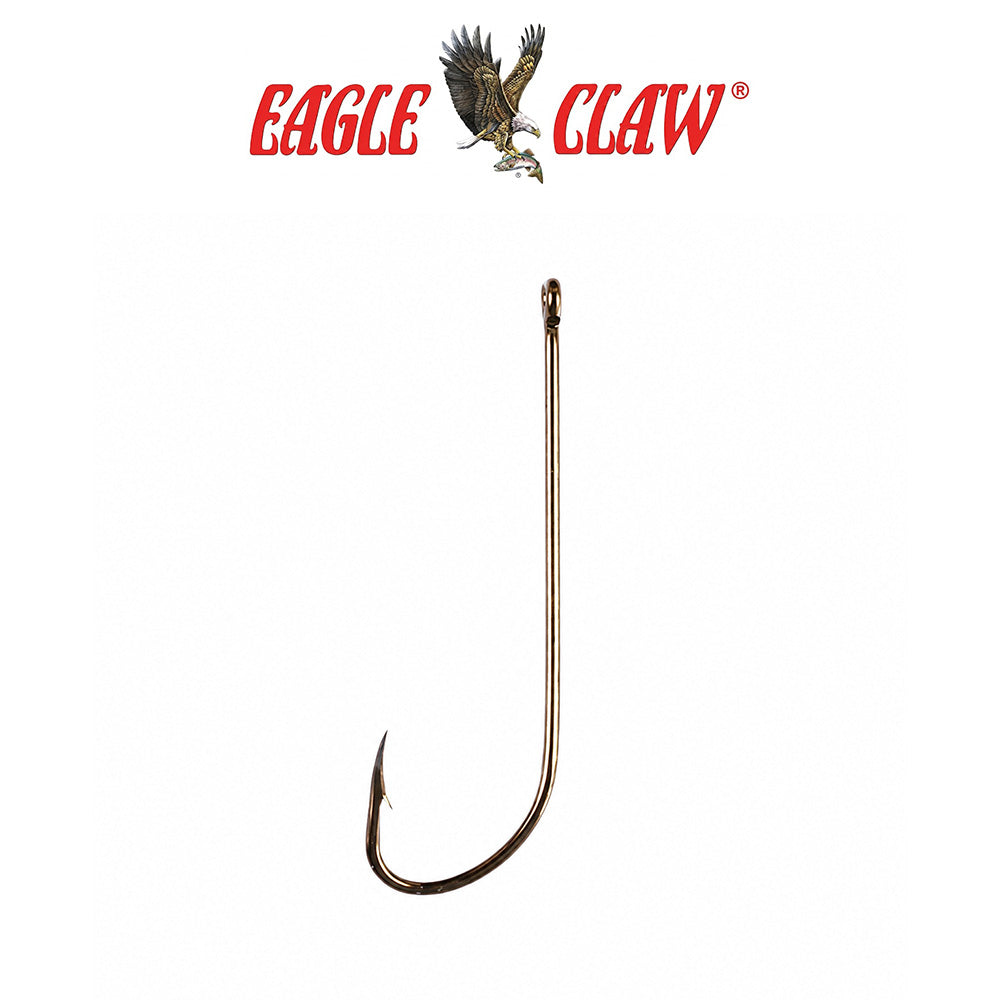 Eagle Claw 2X Long Offset Fishing Hooks 5-Pack