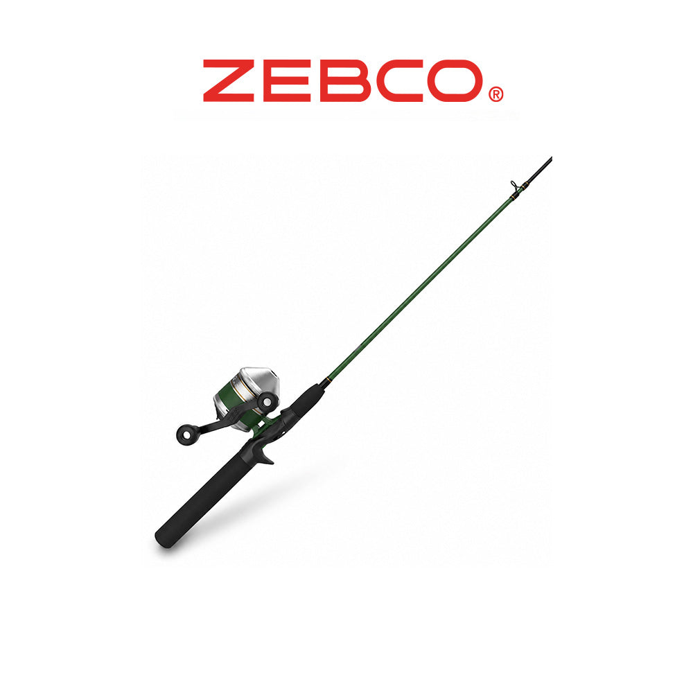 Zebco Classic Spincast Reel and 2-Piece Fishing Rod Combo