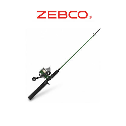Zebco Classic Spincast Reel and 2-Piece Fishing Rod Combo