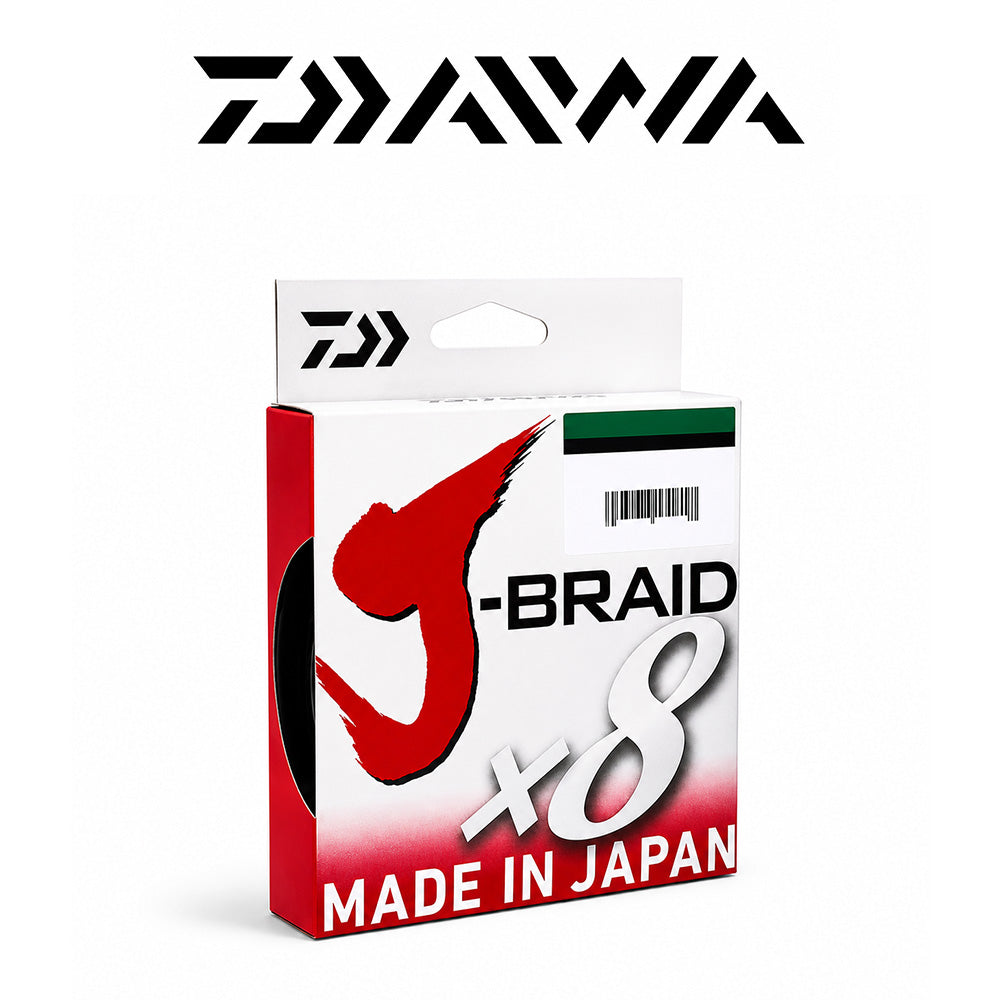 Daiwa J-Braid X8 Filler Spool Dark Green Braided Fishing Line