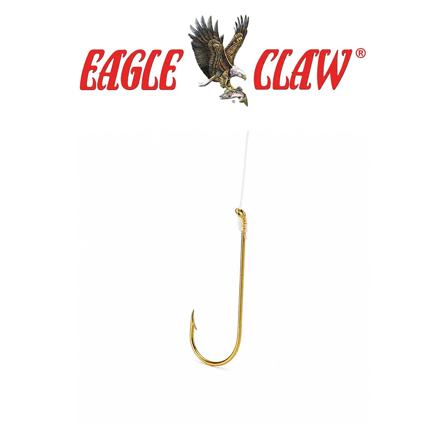 Eagle Claw Aberdeen Light Wire Fishing Hooks – 6 Pack
