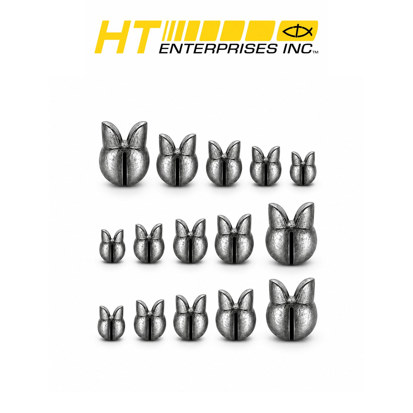 HT Micro Split Shot Sinker Fry Pan 200 Piece Assorted