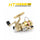 HT Lazer Series Black Graphite Spinning Reel | Gold and Silver