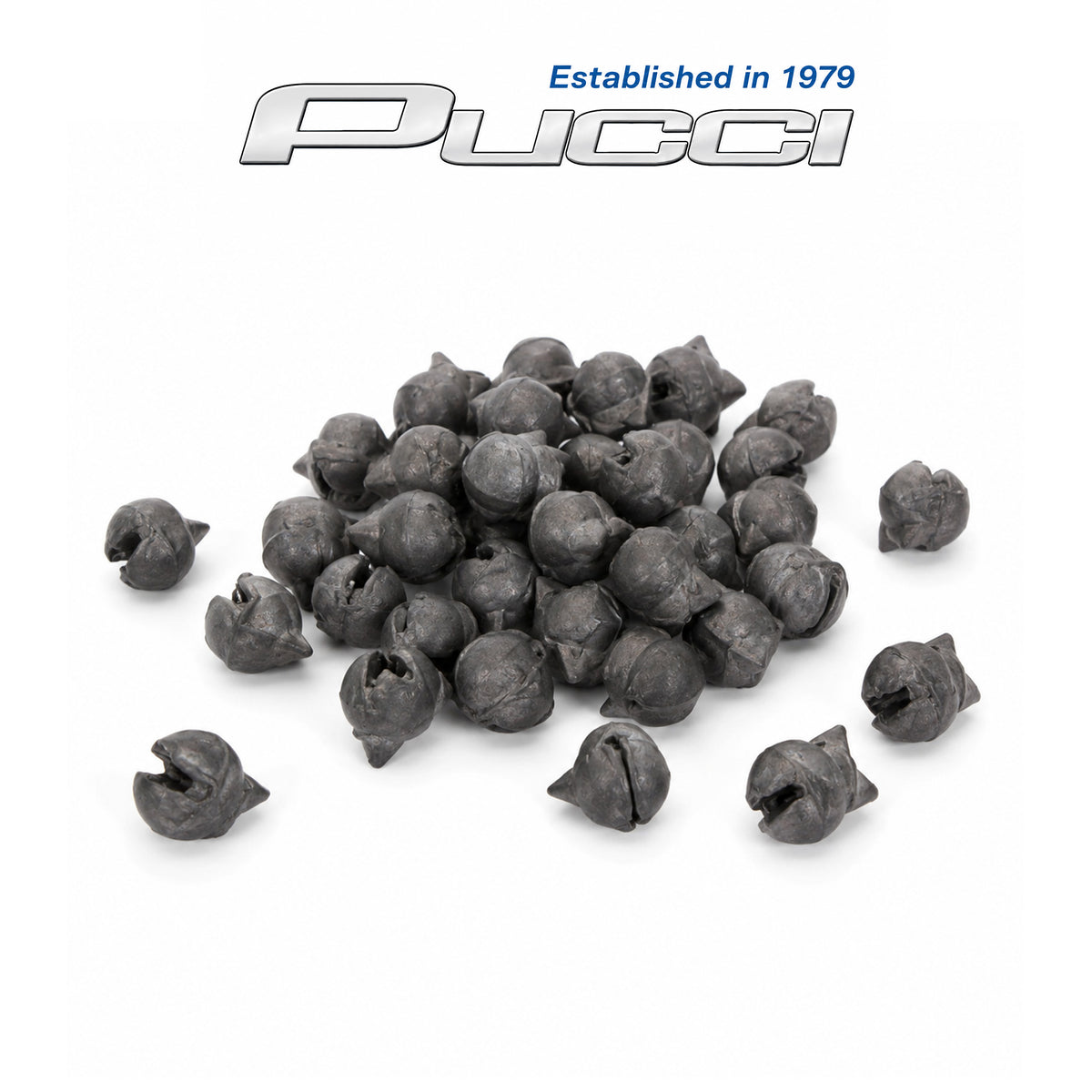 Pucci SS 3 Round Split Shot Fishing Sinkers 12 Pack