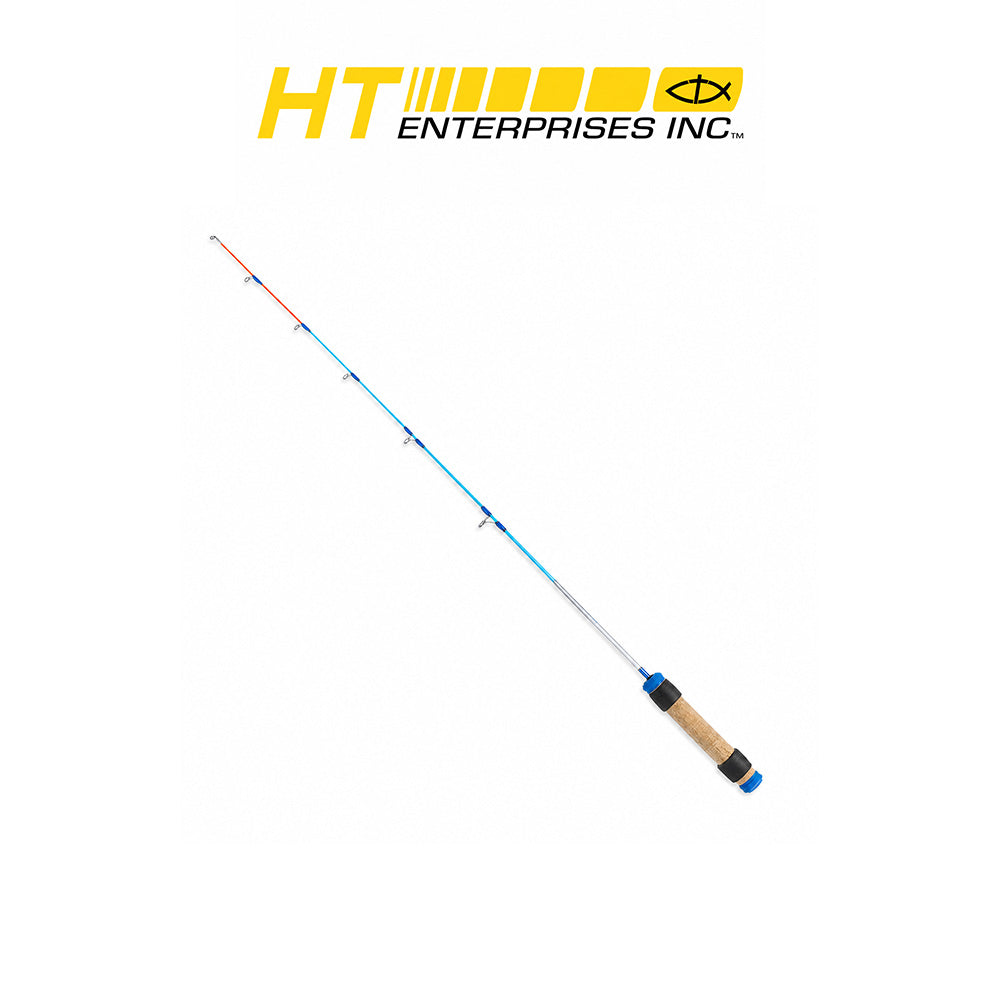HT Ice Blue Professional 26" Medium Cork Ice Fishing Rod
