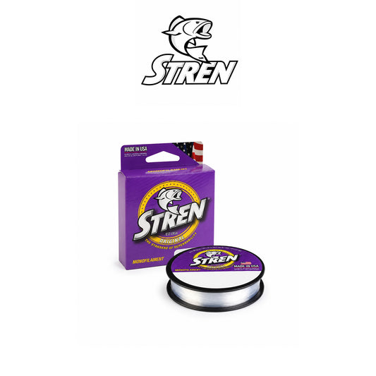 Original Stren Clear/Blue Fluorescent Fishing Line 100yd