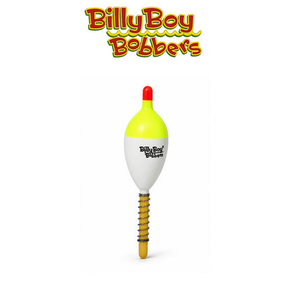 Billy Boy Bobbers Balsa Spring Unweighted Oval Bobbers 0.62" White 18 Pack