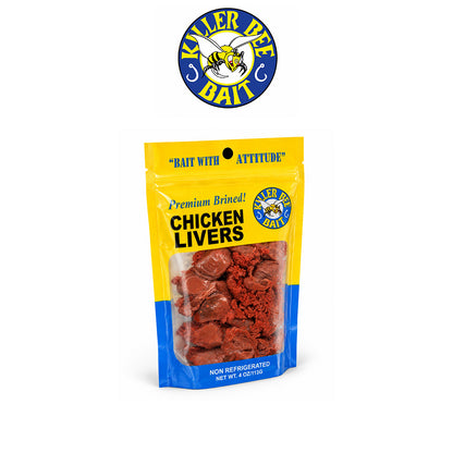 Killer Bee Bait Chicken Livers – Durable High-Quality Fishing Bait