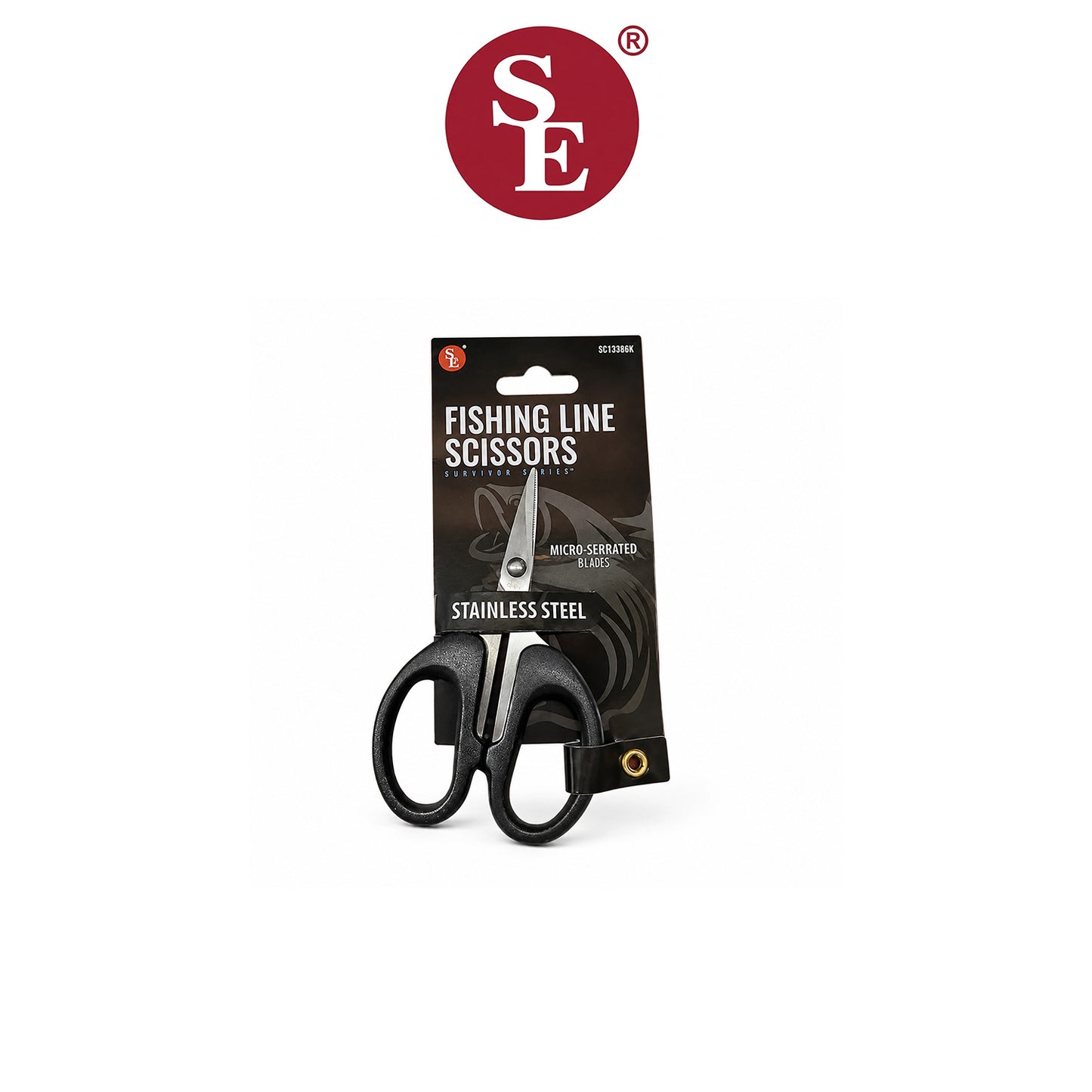 SE 4-1/4" Stainless Steel Fishing Line Scissors
