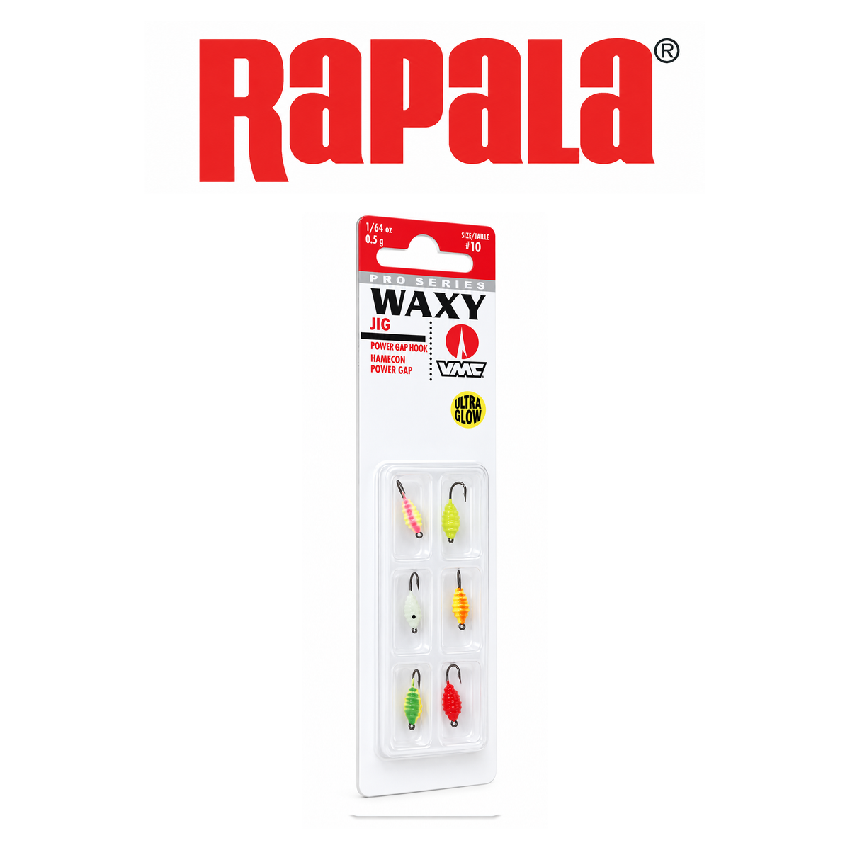 Rapala Waxy Jig Kit – Ice Fishing Jigs for Panfish, Crappie &amp; Perch
